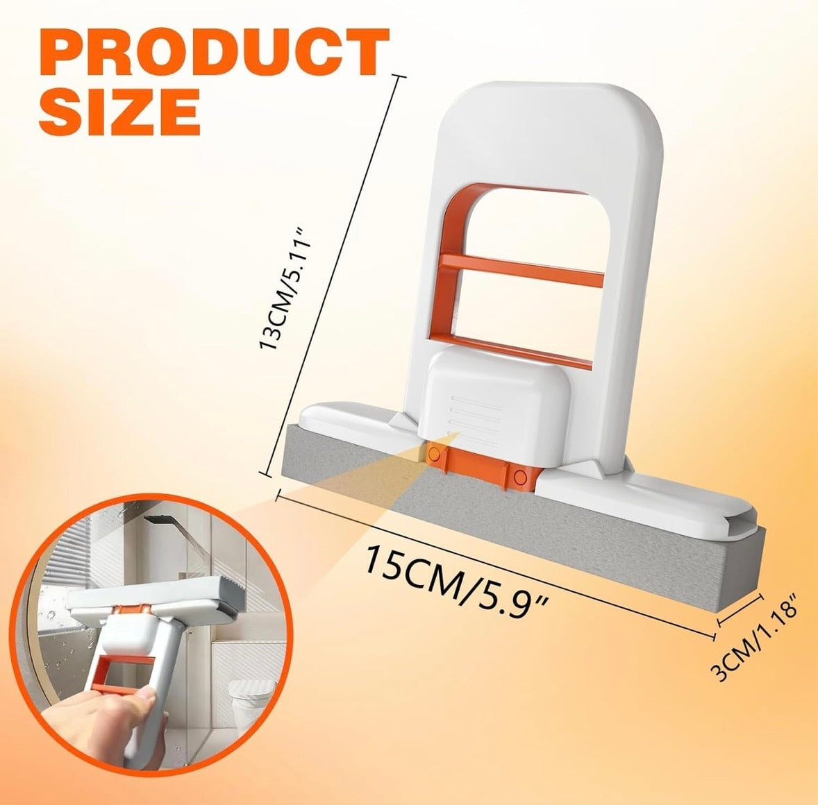 Mini Desktop Mop – Wet & Dry Cleaner for Kitchen & Small Spaces