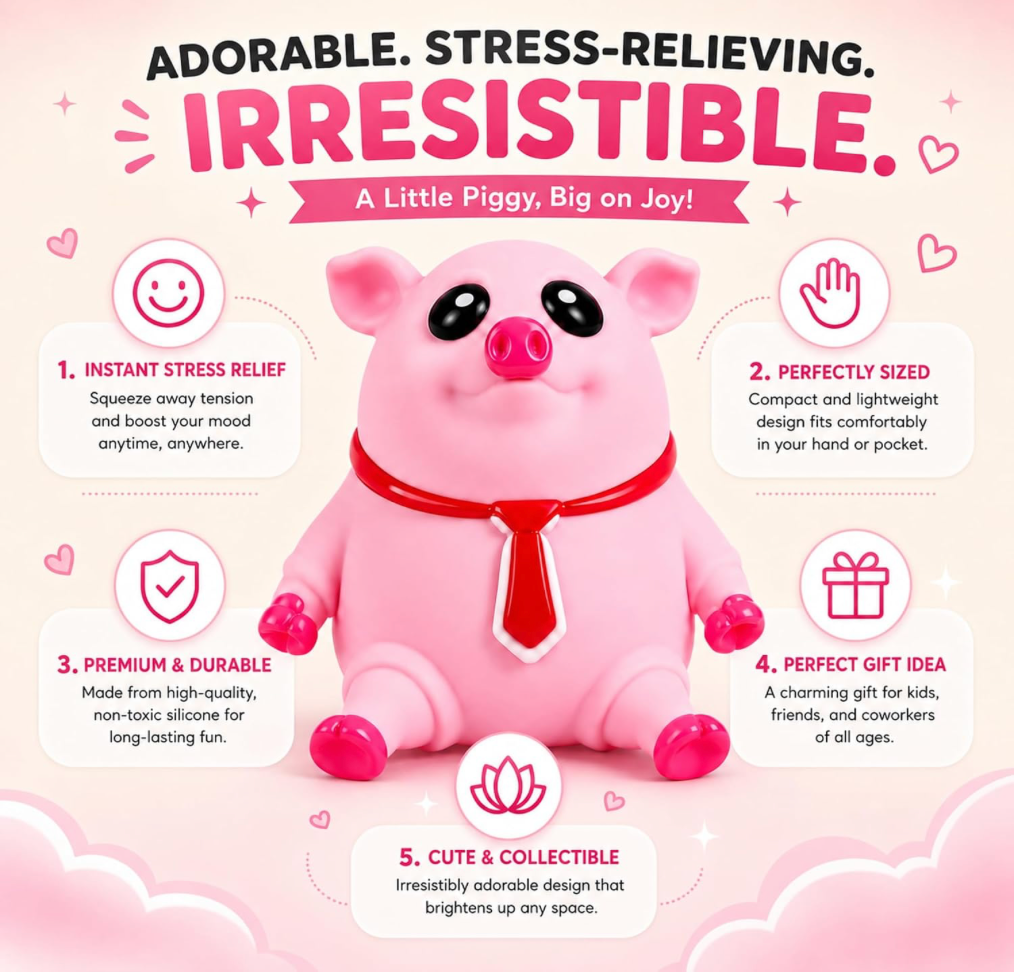 Khushit SquishPiggy™ – The Giggle Squeeze Toy