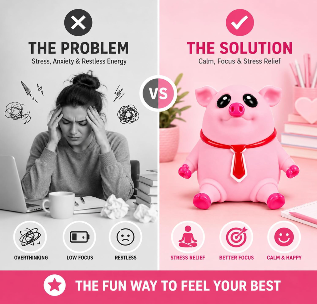 Khushit SquishPiggy™ – The Giggle Squeeze Toy