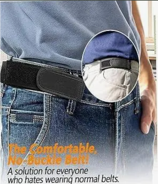 Khushit FlexHold™ Buckle-Free Comfort Belt