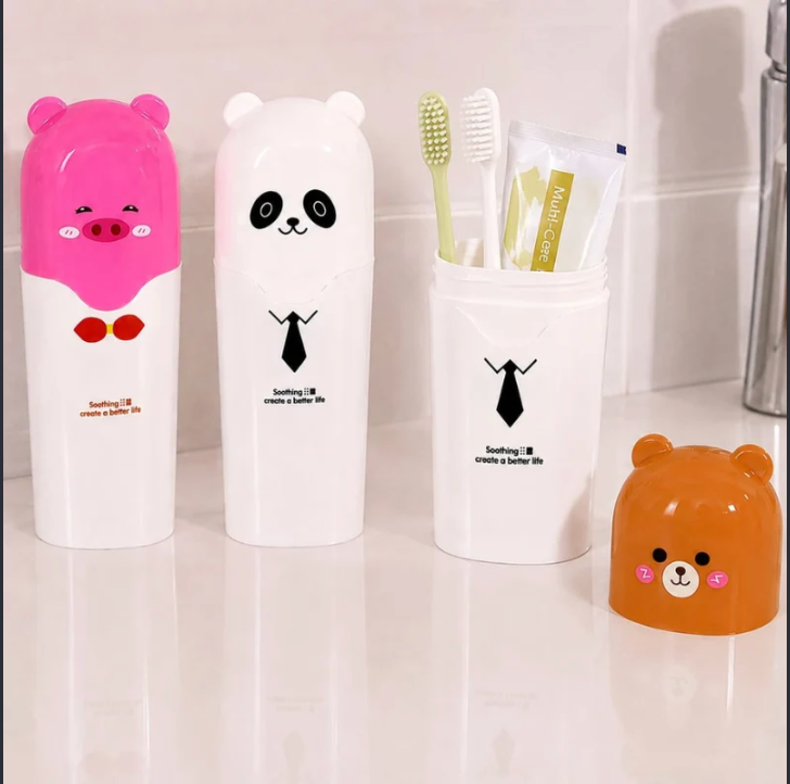BrushBuddie™ – CuteShield Toothbrush Keeper Box