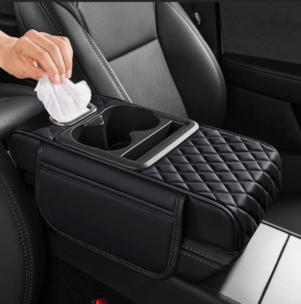 🚗 Khushit DriveEase™ – 5-in-1 Car Armrest Console Support