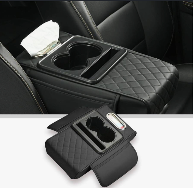 🚗 Khushit DriveEase™ – 5-in-1 Car Armrest Console Support