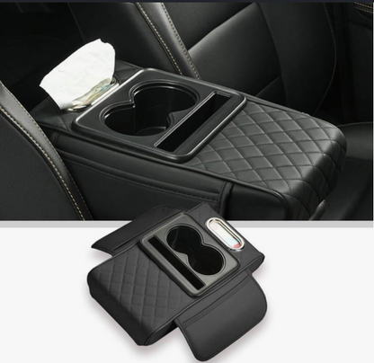 🚗 Khushit DriveEase™ – 5-in-1 Car Armrest Console Support