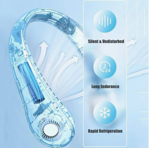 Khushit CoolFlow™ – Hands-Free Neck Fan
